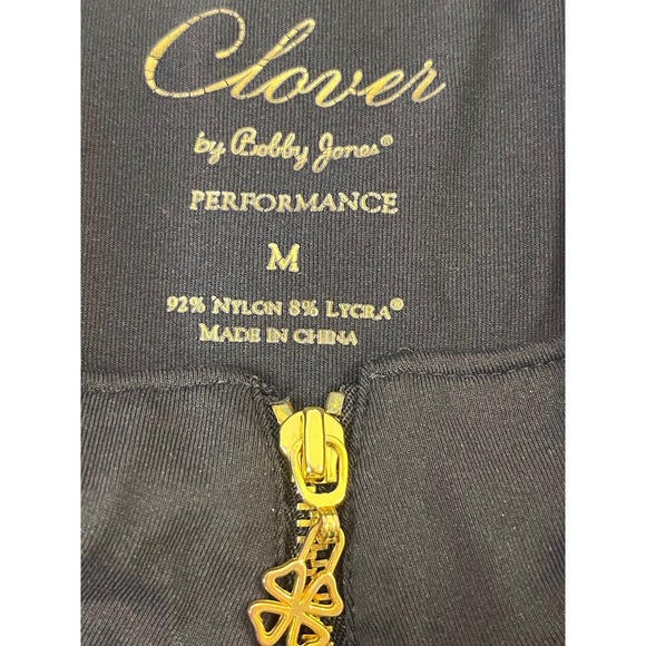 Clover by Bobby Jones 1/4 Zip Sweater Golf Pullover Size Medium - Picture 5 of 6